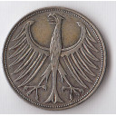 GERMANIA REPUBBLICA FEDERALE 5 Mark 1951 D Buona conservazione
